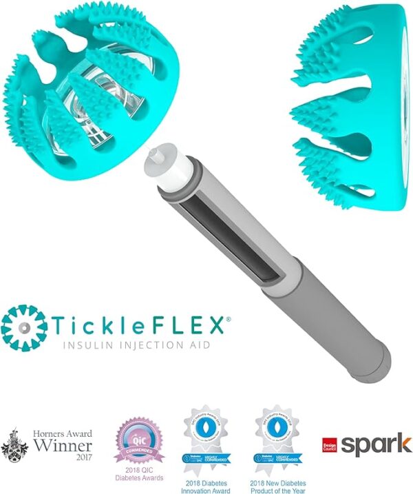 Ayuda inyeccion insulina tickleflex lapicero