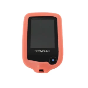 Case lector freestyle naranja brillo oscuridad